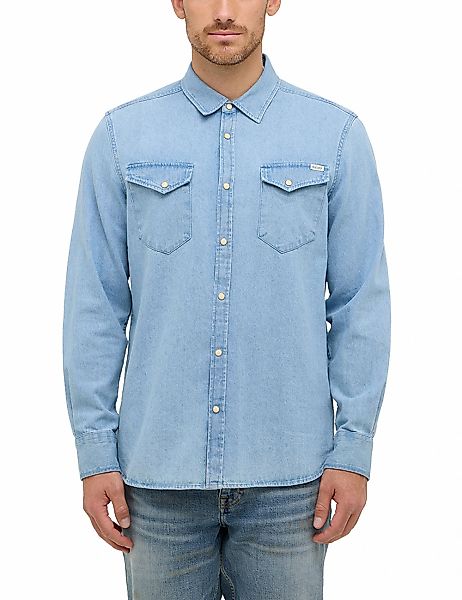 MUSTANG Langarmhemd "Herren Style Duver" günstig online kaufen