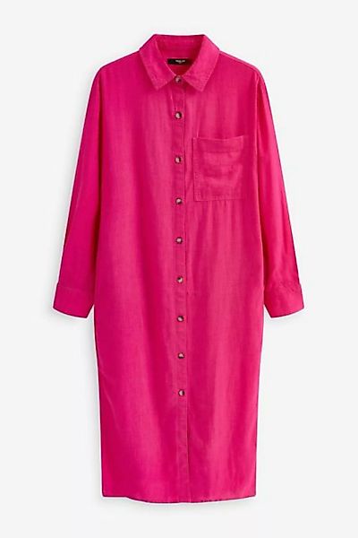 Next Blusenkleid Oversized Hemdkleid aus Leinenmix (1-tlg) günstig online kaufen