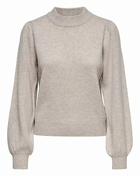 ONLY Gestrickter Pullover Damen Grau günstig online kaufen