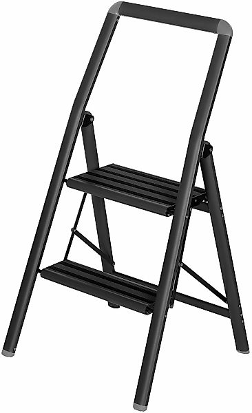 WENKO Trittleiter "Modell Alu-Compact, Klapptritt" 1 Stk. tlg. leichte, mit günstig online kaufen