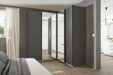 rauch Schwebetürenschrank "Quadra" Eckschrank inkl. Türendämpfer, mit Spieg günstig online kaufen