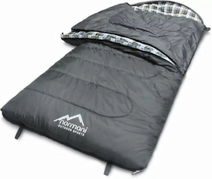 normani® 4-in-1 Schlafsack Antarctica Schlafsäcke grau günstig online kaufen