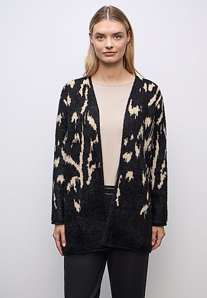 STREET ONE Jacquardstrickjacke Grobstrick günstig online kaufen