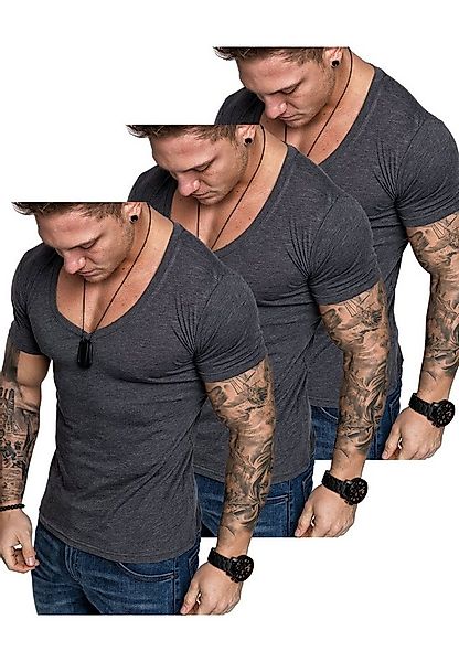 Amaci&Sons T-Shirt 3. EUGENE Herren 3er-Pack T-Shirts (3er-Pack) Herren Bas günstig online kaufen