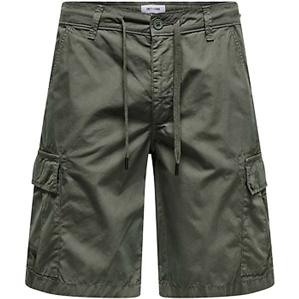 Only & Sons   Cargohose Cargoshorts Loc kurze Hose mit vielen Taschen günstig online kaufen