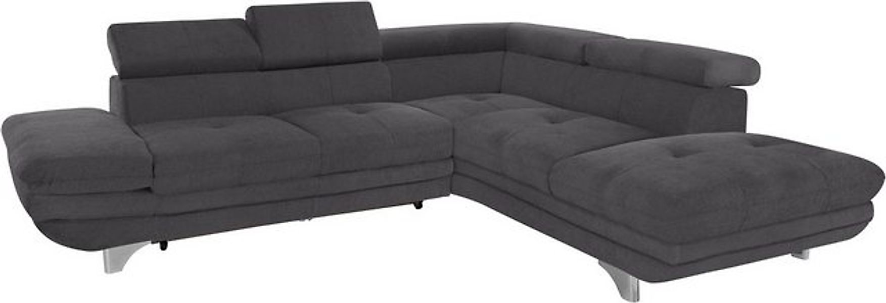 COTTA Ecksofa "Enterprise L-Form", mit Arm- & Kopfteilverstellung, wahlweis günstig online kaufen