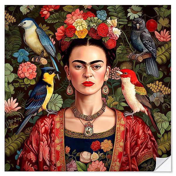 Posterlounge Wandbild Frida Kahlo mit exotischen günstig online kaufen