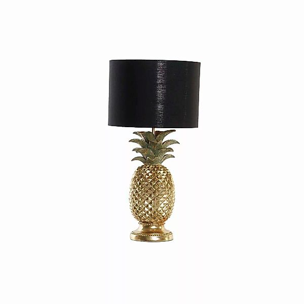 Tischlampe Dkd Home Decor Ananas Schwarz Golden Polyester Harz 50 W (24 X 2 günstig online kaufen