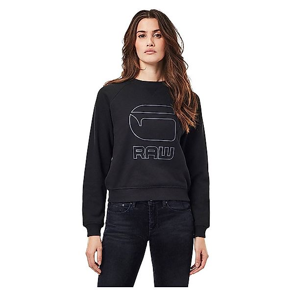 G-star Graphicaw Straight Sweatshirt S Dark Black günstig online kaufen