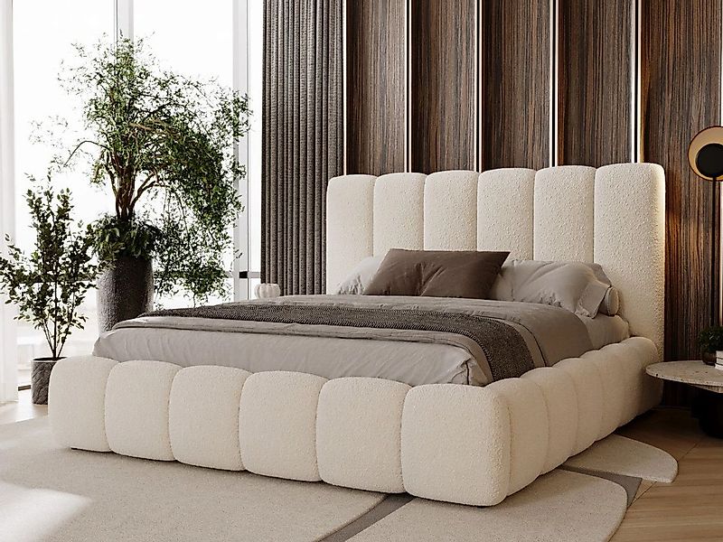GrainGold Polsterbett mit Bettkästen IMPERIAL, Bett mit Kopfteil - 180x200 günstig online kaufen