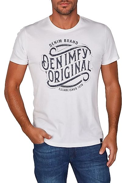 DENIMFY Tshirt Herren Baumwolle Regular Fit DFNuri 4er Pack Set günstig online kaufen