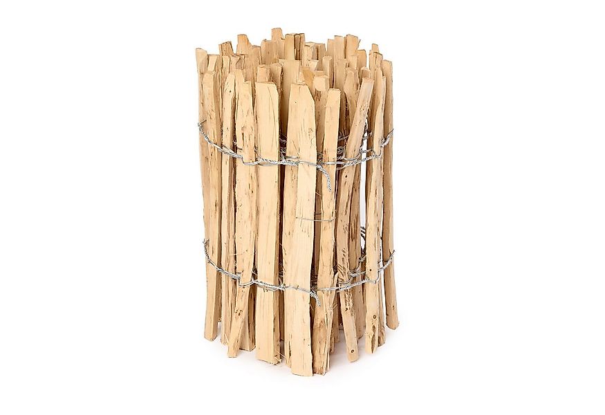 Garronda Zaun Staketenzaun 50cm x 5m zum Stecken aus Holz Lattenweite 7-8cm günstig online kaufen