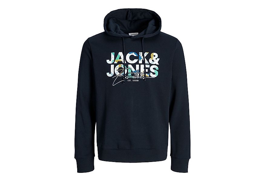 Jack & Jones Hoodie JJGEPLAS Sweat Hood mit großem Print auf der Vorderseit günstig online kaufen