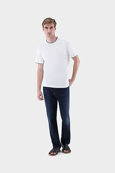 T-Shirt Regular Fit mit Paspel günstig online kaufen