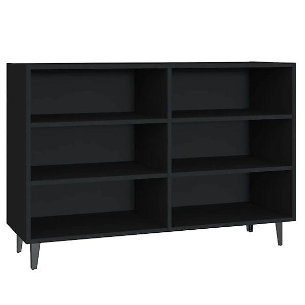 vidaXL Sideboard Schwarz 103,5x35x70 cm Holzwerkstoff 806041 günstig online kaufen