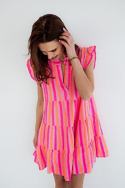 von Herzen Minikleid Kurzes Musselinkleid mit Streifen - Baumwolle - Sommer günstig online kaufen