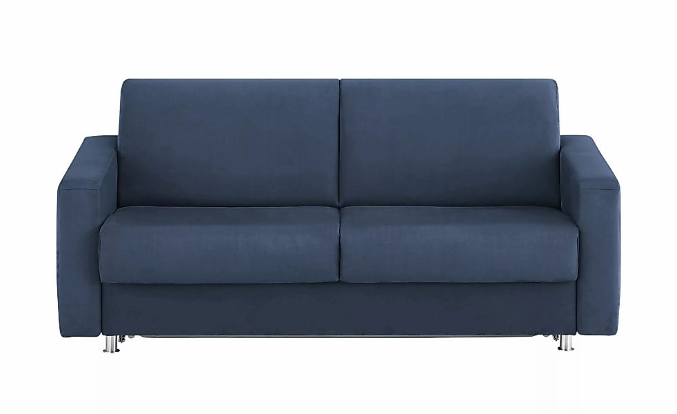 Schlafsofa aus Mikrofaser München ¦ blau ¦ Maße (cm): B: 195 H: 84 T: 100.0 günstig online kaufen