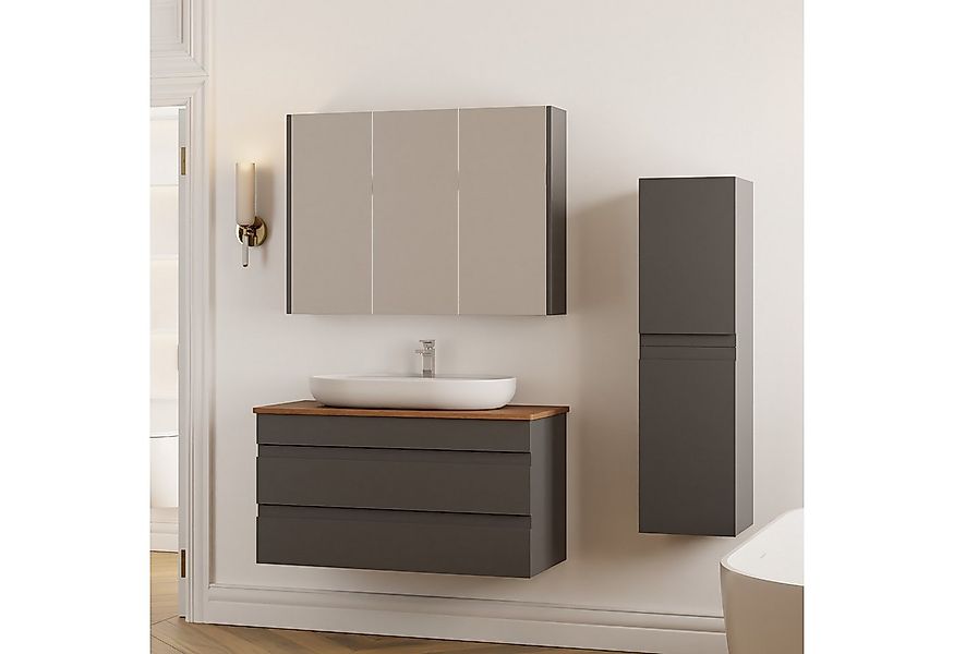 Karen Badmöbel-Set Badmöbel Set Lara Konsole, (Komplett-Set, Standartmäßig günstig online kaufen