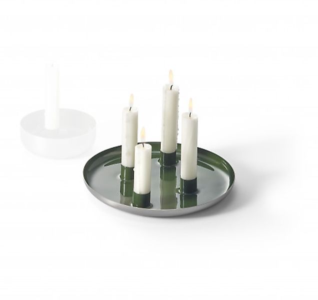 BIEL Collection - Adventsteller mit Kerzenhaltern - Teller günstig online kaufen