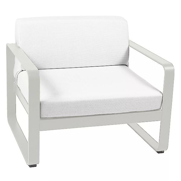 Fermob - Bellevie Outdoor-Sessel - lehmgrau/texturiert/Kissenstoff Sunbrell günstig online kaufen