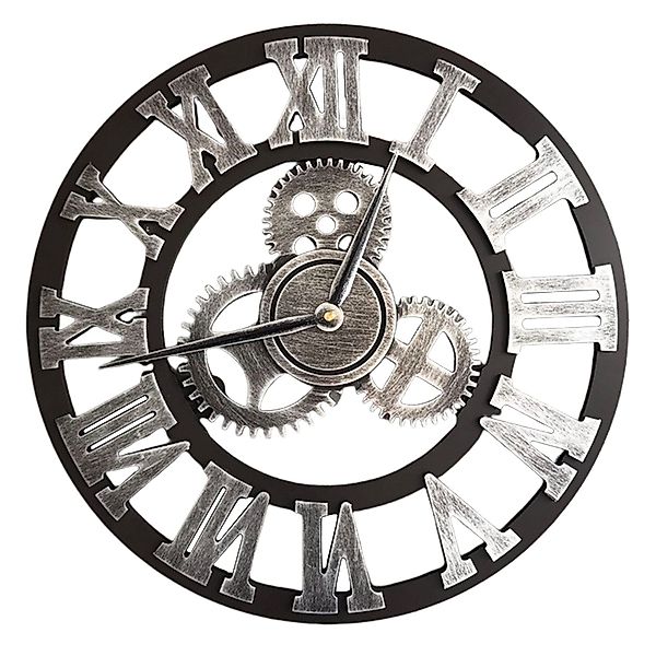 TWSOUL Wanduhr 34CM 3D Handgefertigte Imitation günstig online kaufen