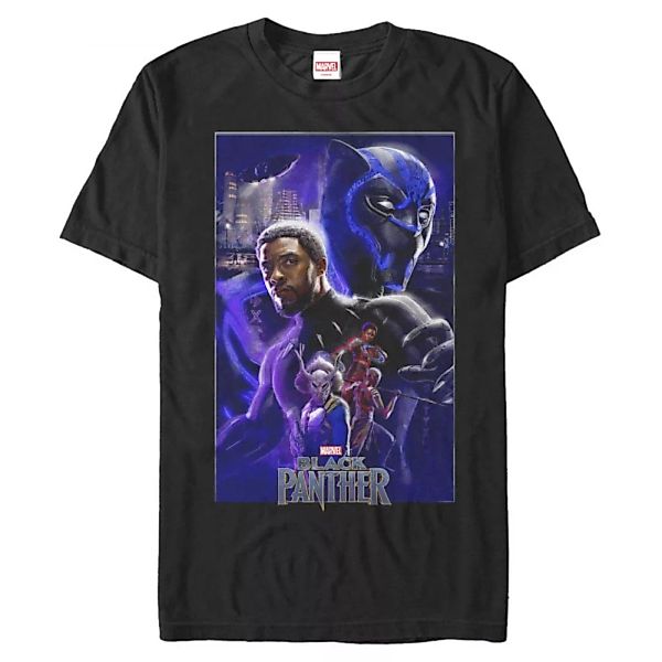 Marvel - Gruppe Panther Light - Männer T-Shirt günstig online kaufen
