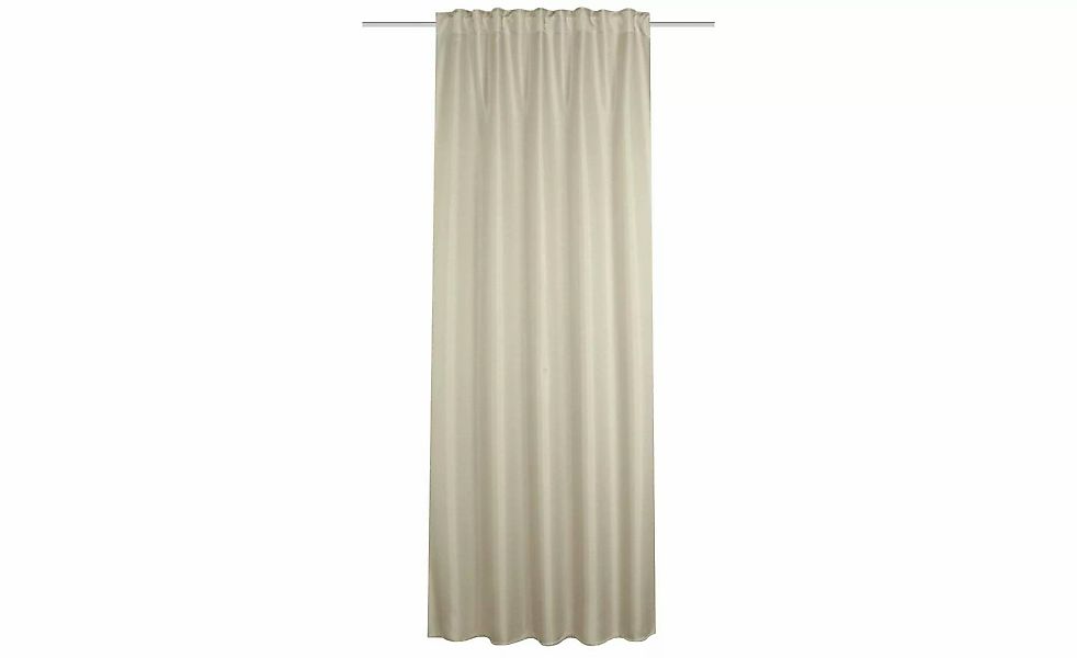 HOMEbasics Verdunklungsschal   ¦ beige ¦ Maße (cm): B: 135 H: 245 Gardinen günstig online kaufen