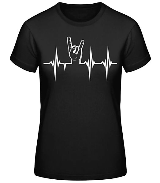 Rock And Roll Herzschlag · Frauen Basic T-Shirt günstig online kaufen