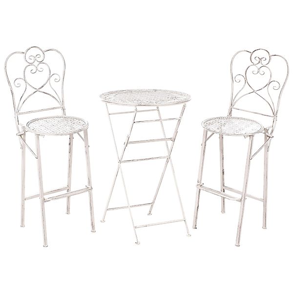 Beliani Bar Set TRIESTE Hellbeige günstig online kaufen