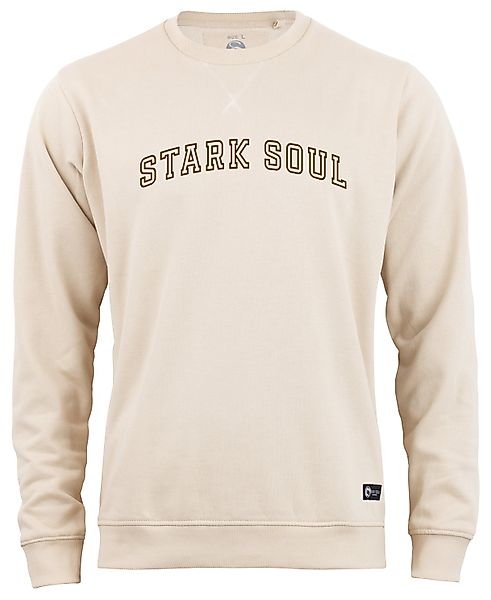 Stark Soul® Sweatshirt Sweatshirt "College" Rundhals-Sweater günstig online kaufen