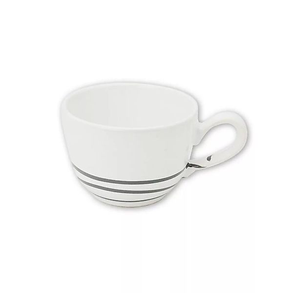 Gmundner Keramik Pur Geflammt Grau Kaffee-Obertasse glatt 0,19 L / h: 6,6 c günstig online kaufen