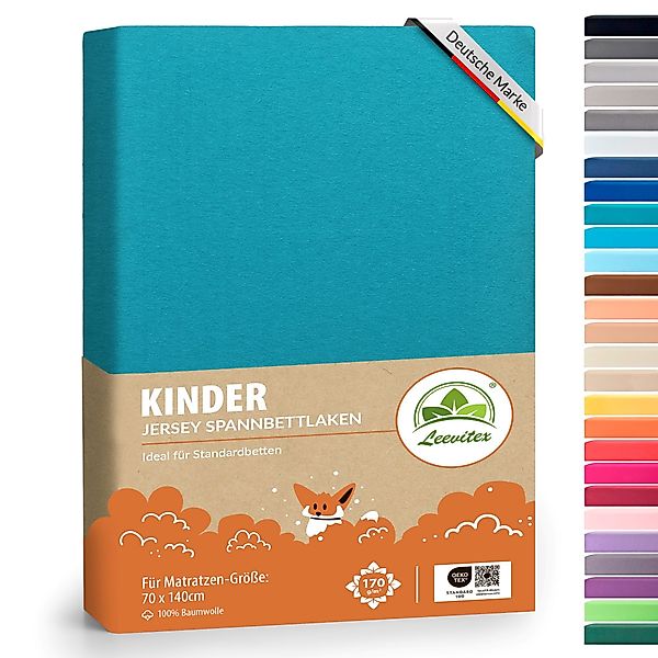 leevitex® Spannbettlaken Classic Jersey, Gummizug: rundum, günstig online kaufen