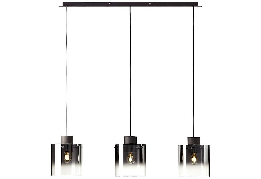 Brilliant Pendelleuchte Beth, ohne Leuchtmittel, Hängelampe 3flg Kaffee / R günstig online kaufen