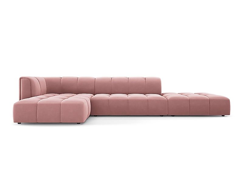 Milo Casa | Ecksofa Francesca Samt links 5-Sitzer günstig online kaufen