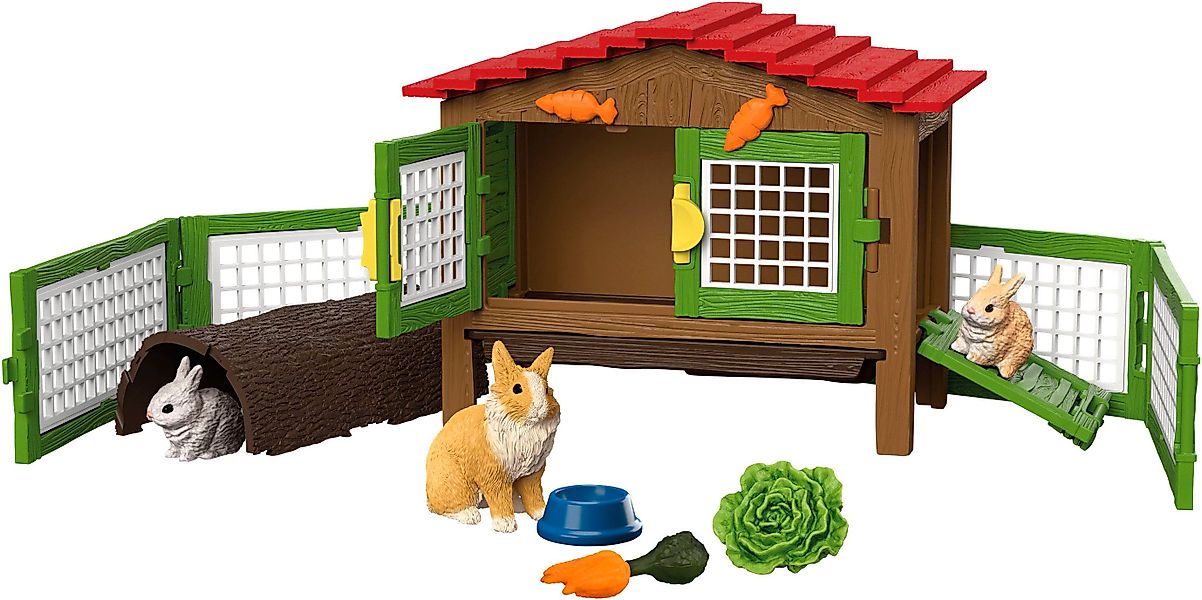 Schleich® Spielwelt FARM WORLD, Kaninchenstall (42728), günstig online kaufen