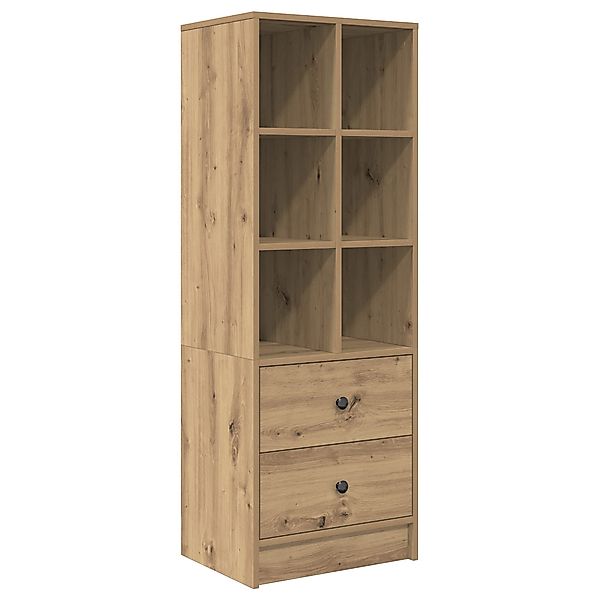 vidaXL Sideboard Eichenregal Eiche Massivholz Mittel günstig online kaufen