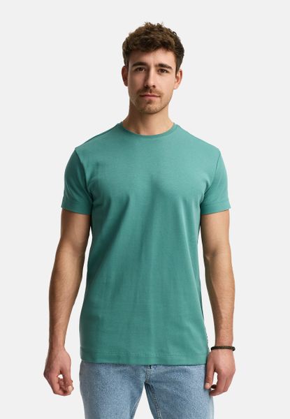 Indicode T-Shirt INSander mit dezentem Label-Detail günstig online kaufen