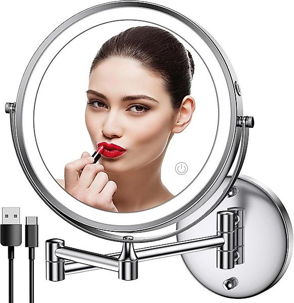 Vivitar Kosmetikspiegel Wiederaufladbarer beleuchteter Wand-Makeup-Spiegel, günstig online kaufen