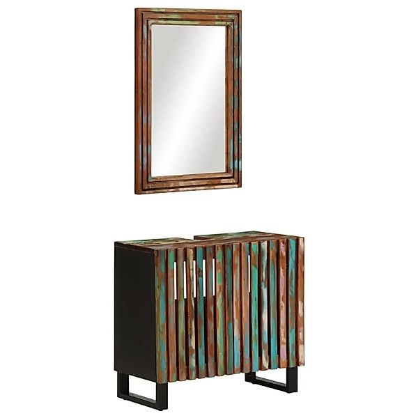 vidaXL 2-Tlg Badmöbel-Set Massivholz Akazie 3217104 günstig online kaufen