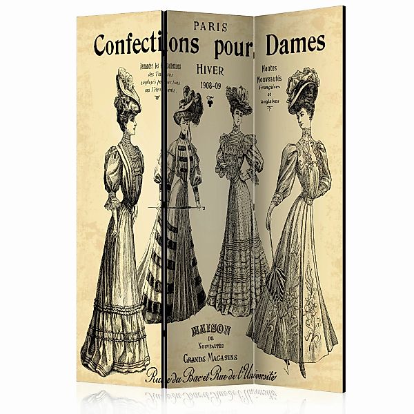 3-teiliges Paravent - Confections Pour Dames [room Dividers] günstig online kaufen