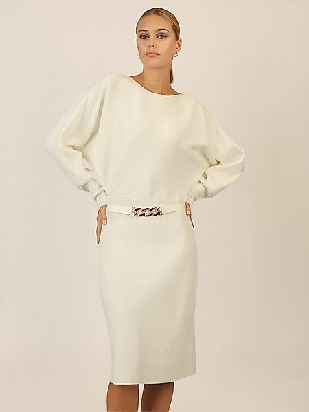 Apart Strickkleid mit Gliederkette Detail Gürtel günstig online kaufen