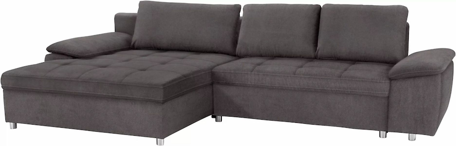 sit&more Ecksofa »Labene L-Form«, wahlweise mit Bettfunktion und Bettkasten günstig online kaufen