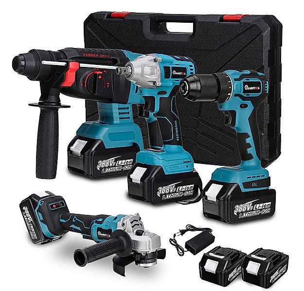 Insma Schlagbohrmaschine 4 IN 1 Multi Elektrowerkzeugsatz, (4-tlg., Bürsten günstig online kaufen