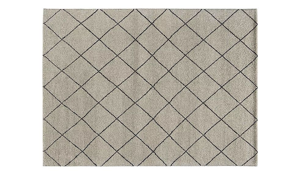 Berber-Teppich  Marrakesh Design simple - grau - Wolle - 70 cm - Teppiche > günstig online kaufen