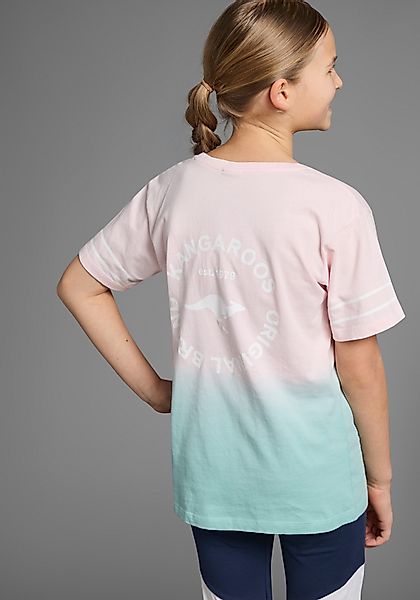 KangaROOS T-Shirt Mit trendigem Farbverlauf kurzärmelig, günstig online kaufen
