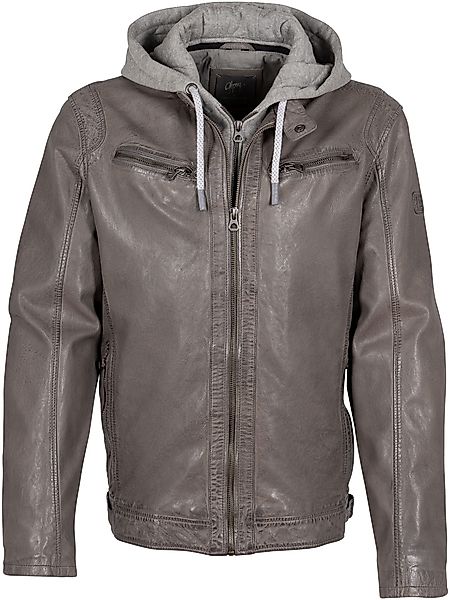 Mauritius Lederjacke GMBraeden CF mit kontrastfarbener günstig online kaufen