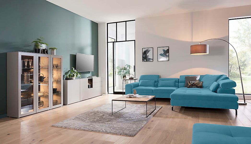 GALLERY M branded by Musterring Ecksofa »Felicia Due L-Form«, Wahlweise mit günstig online kaufen