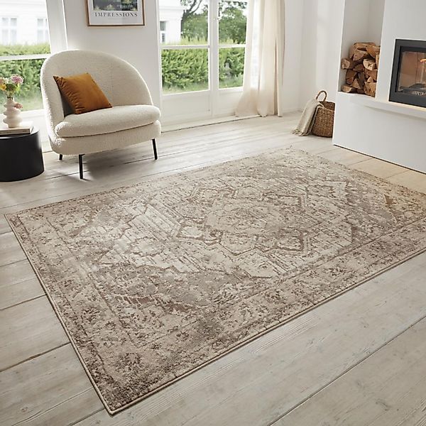 HANSE Home Teppich »Sand«, rechteckig, 8 mm Höhe, Kurzflor, Läufer, Orient, günstig online kaufen
