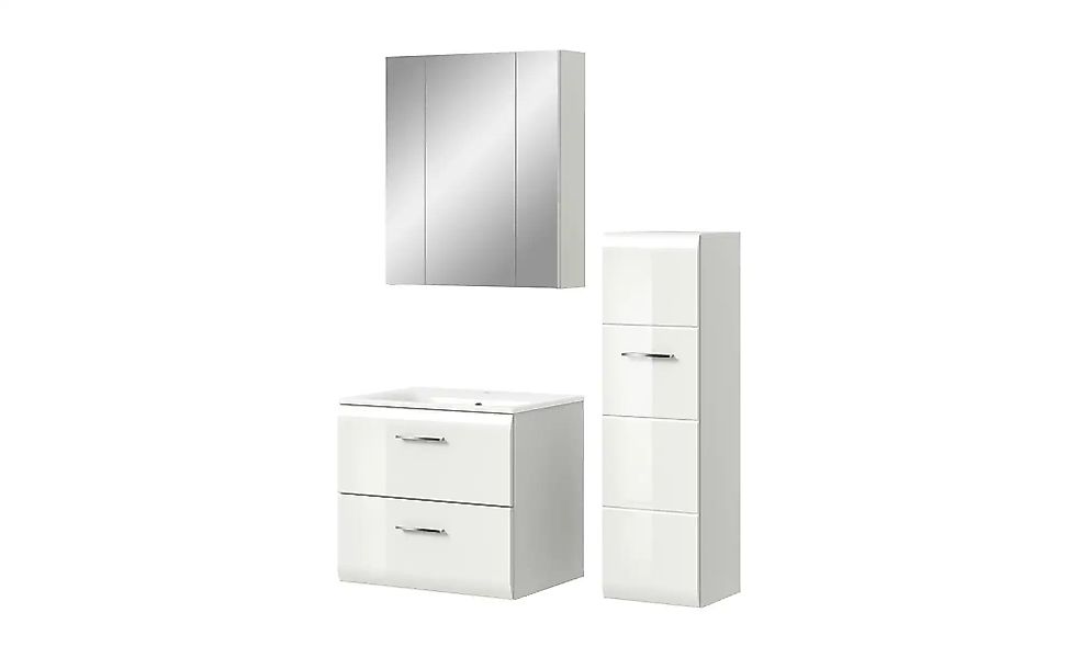 Badkombination  Igelsbachsee ¦ weiß ¦ Maße (cm): B: 105 H: 185 Schränke > B günstig online kaufen