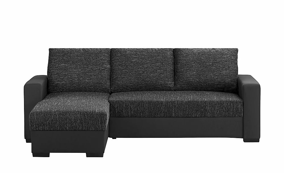 Ecksofa  Navarra ¦ schwarz ¦ Maße (cm): B: 237 H: 83 T: 156.0 Polstermöbel günstig online kaufen